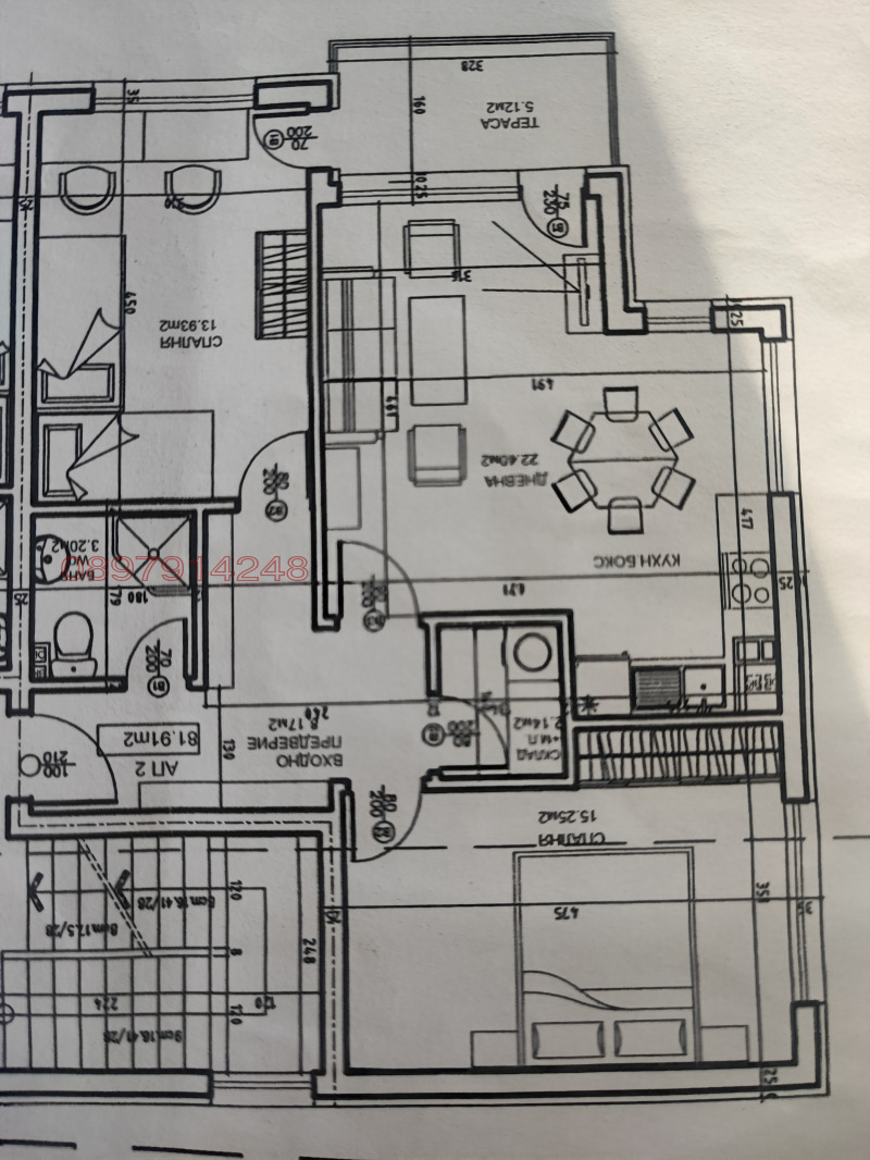 À vendre  2 chambres Sofia , Dragalevtsi , 90 m² | 19233309