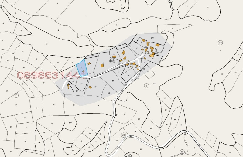 Til salgs  Plott region Sofia , Dragotintsi , 1200 kvm | 59981787 - bilde [3]