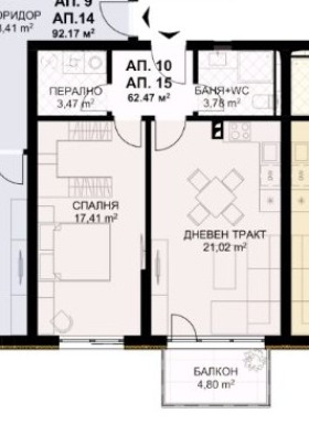 На продаж  1 спальня Варна , Бриз , 78 кв.м | 13493196 - зображення [6]