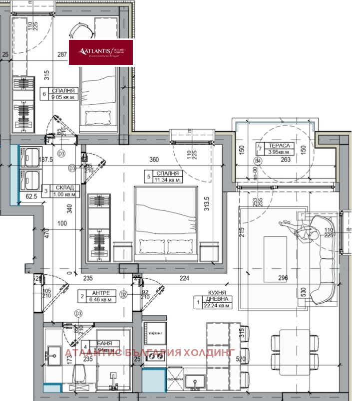 Na prodej  2 ložnice Sofia , Ljulin 6 , 83 m2 | 65576504 - obraz [16]