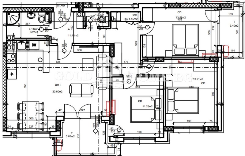 Zu verkaufen  3 Schlafzimmer Plowdiw , Hristo Smirnenski , 138 qm | 31251340 - Bild [2]