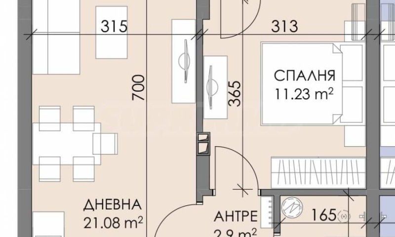 In vendita  1 camera da letto Burgas , Meden rudnik - zona V , 58 mq | 34169371 - Immagine [2]