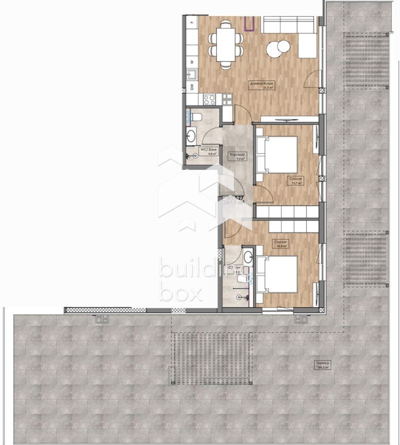Продава  3-стаен град Пловдив , Кършияка , 280 кв.м | 32420411 - изображение [2]