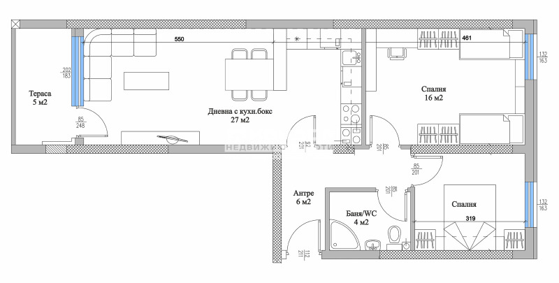 Продава  3-стаен град Пловдив , Тракия , 92 кв.м | 58872220 - изображение [4]