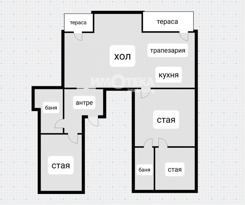 Продава МНОГОСТАЕН, гр. София, Стрелбище, снимка 3 - Aпартаменти - 48111003