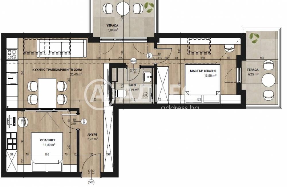 Продава 3-СТАЕН, гр. София, Модерно предградие, снимка 4 - Апартаменти - 54342534