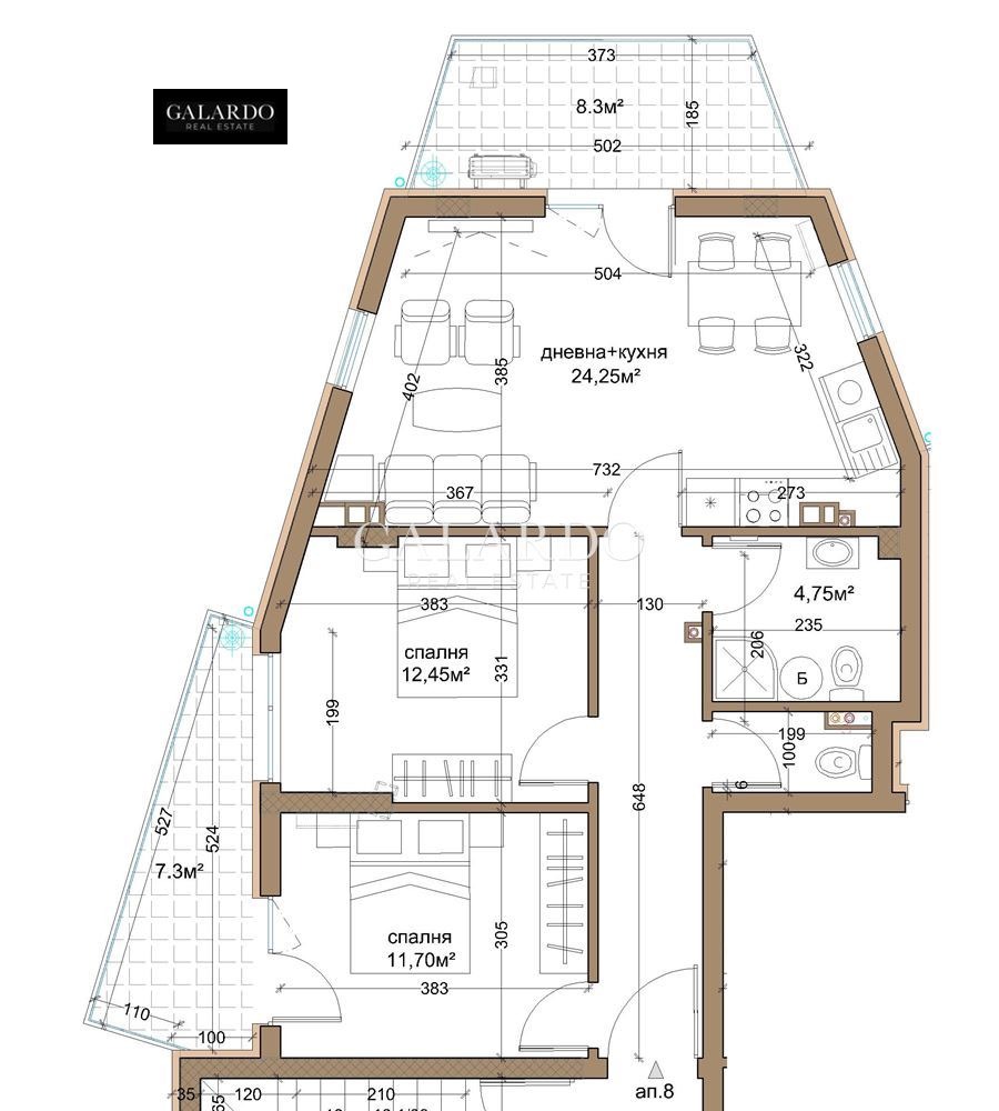 Продава 3-СТАЕН, гр. София, Сухата река, снимка 3 - Апартаменти - 56155975