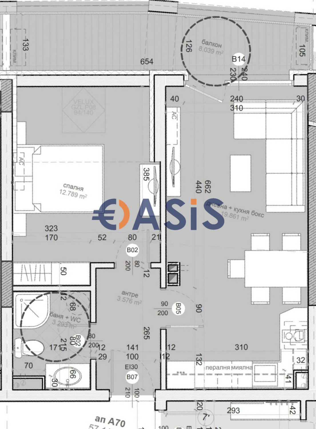 Продава 2-СТАЕН, гр. Бургас, Център, снимка 4 - Апартаменти - 54975067