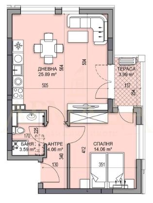 На продаж  1 спальня Пловдив , Гагарин , 73 кв.м | 88602261 - зображення [4]
