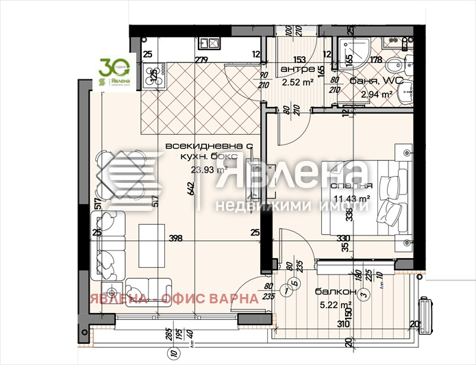 Продава 2-СТАЕН, гр. Варна, Младост 2, снимка 2 - Aпартаменти - 47111576