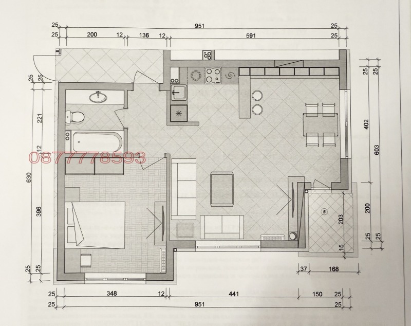 Till salu  1 sovrum Sofia , Malinova dolina , 84 kvm | 87751394 - bild [9]