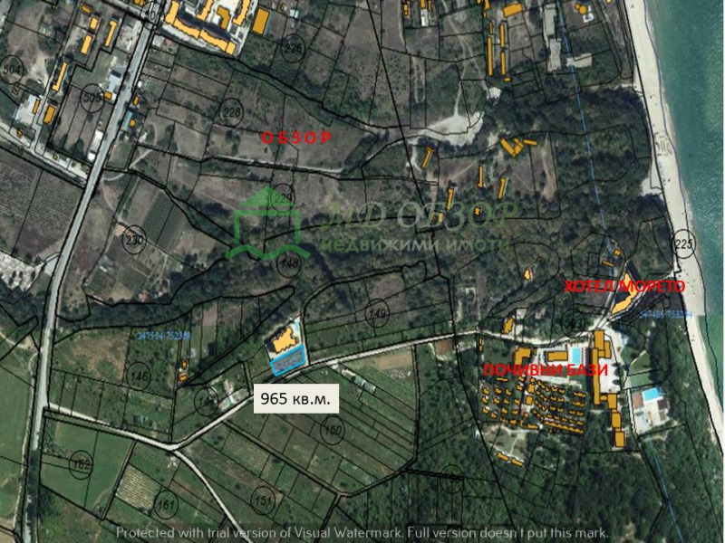 Продава ПАРЦЕЛ, гр. Обзор, област Бургас, снимка 4 - Парцели - 52648022