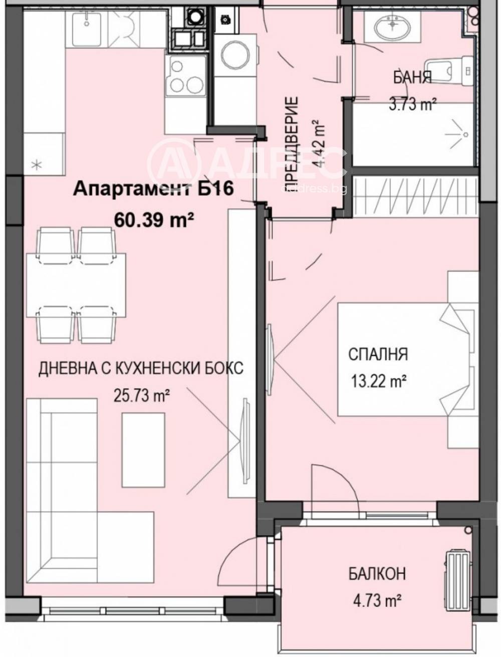 Продава 2-СТАЕН, гр. София, Кръстова вада, снимка 4 - Апартаменти - 54942056