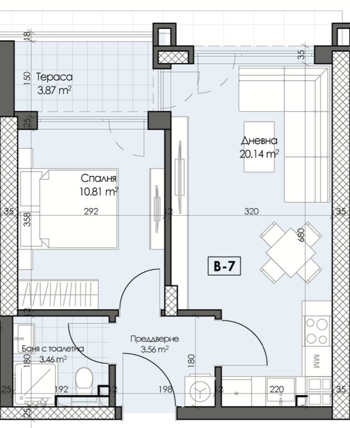 Продава  2-стаен град Пловдив , Кършияка , 61 кв.м | 79211829 - изображение [2]