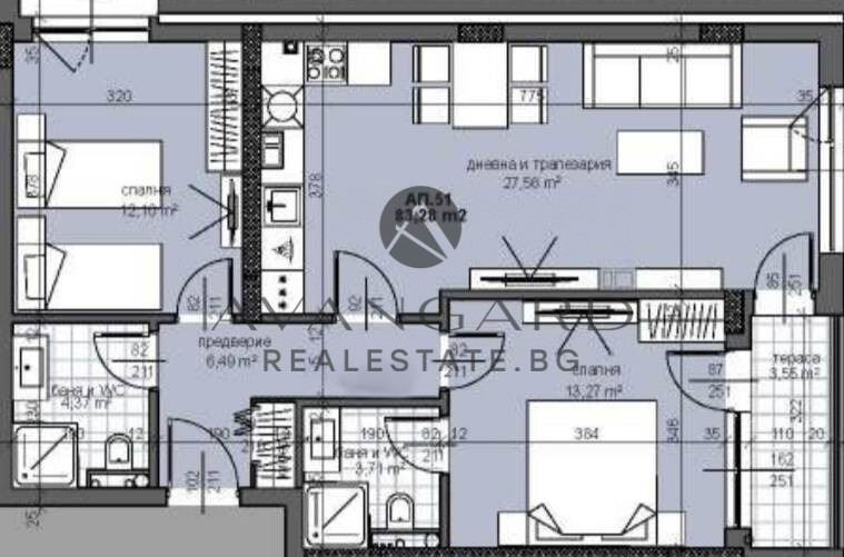 Til salgs  2 soverom Plovdiv , Trakija , 95 kvm | 14384001 - bilde [15]
