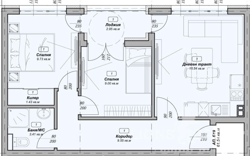 Продава  3-стаен град Варна , Възраждане 3 , 71 кв.м | 86536916 - изображение [3]