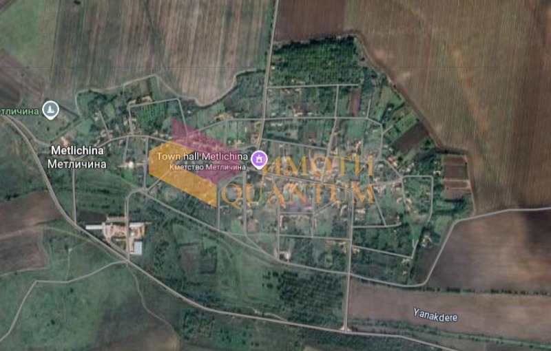 Продава ПАРЦЕЛ в област Варна, с. Метличина - 1150 кв.м / 5 500 € » 10 757.07 лв., ИМОТИ КУАНТУМ