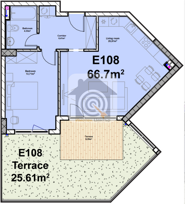 À venda  1 quarto Sofia , Poligona , 82 m² | 25078213 - imagem [2]