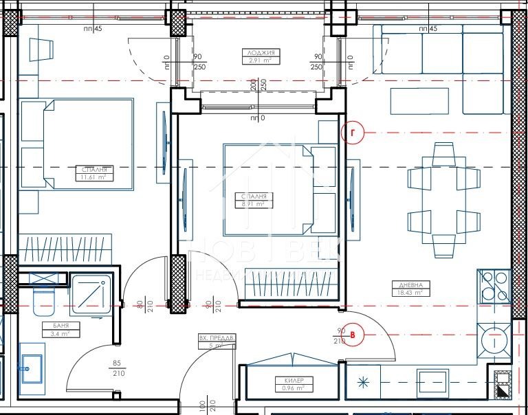 Продава 3-СТАЕН, гр. Варна, Кайсиева градина, снимка 3 - Апартаменти - 55183799