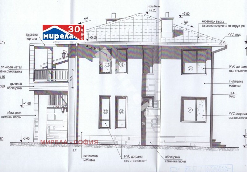 Satılık  Komplo bölge Sofia , Gorna Malina , 400 metrekare | 87733714 - görüntü [2]