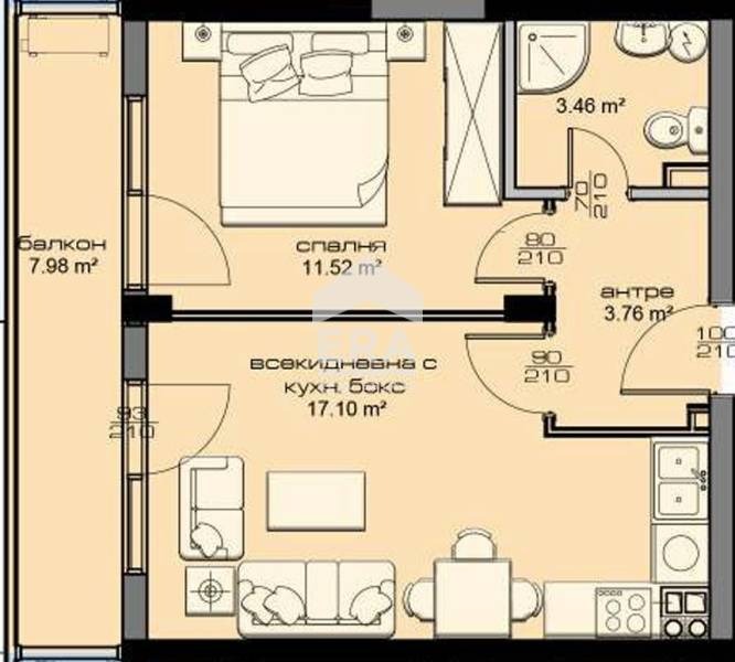 En venta  1 dormitorio Varna , Kaysieva gradina , 59 metros cuadrados | 30155580 - imagen [15]