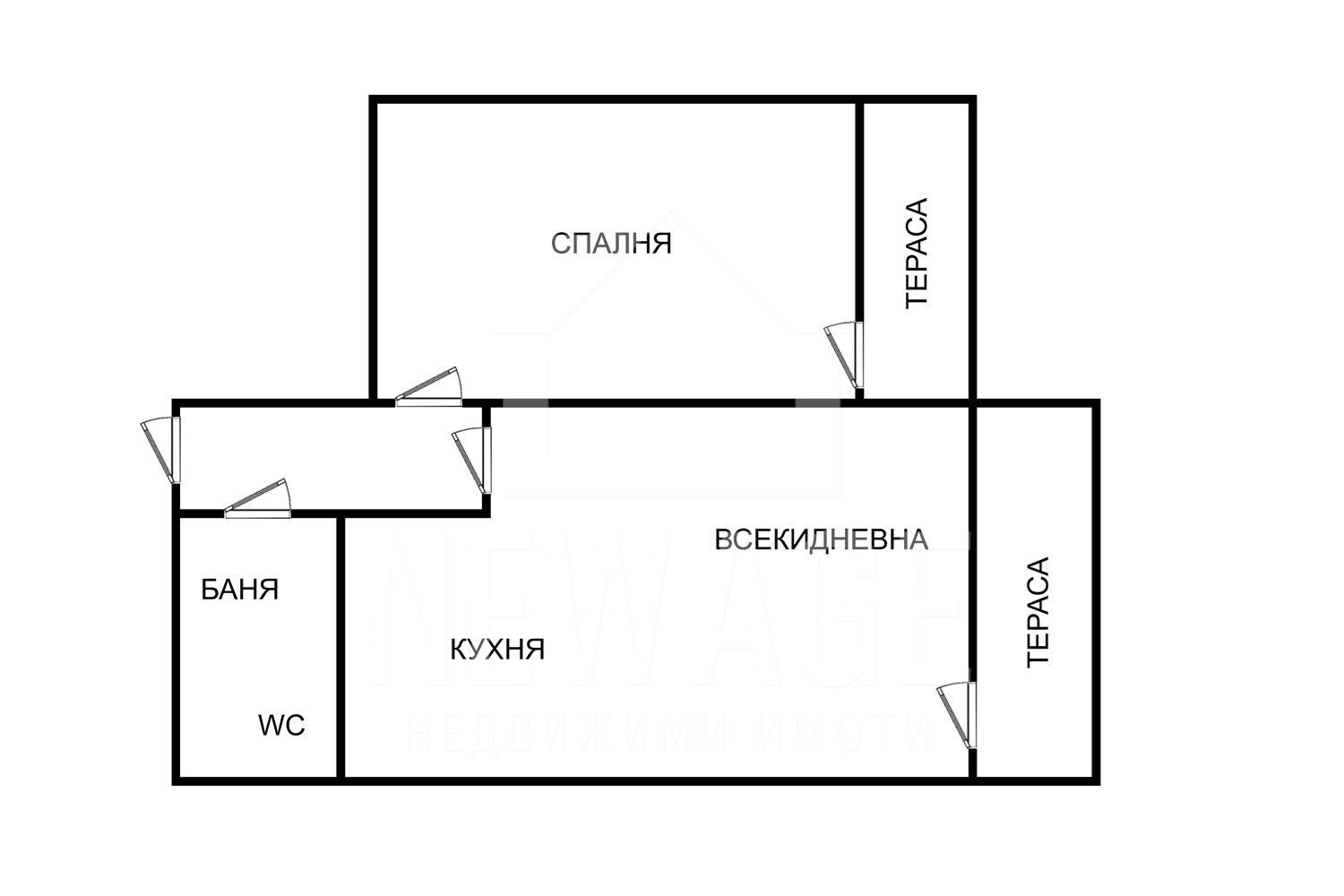 Продава 2-СТАЕН, гр. Варна, м-т Долна Трака, снимка 12 - Апартаменти - 54639966