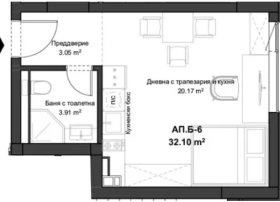 Продава 1-стаен град Пловдив Кючук Париж - [1] 