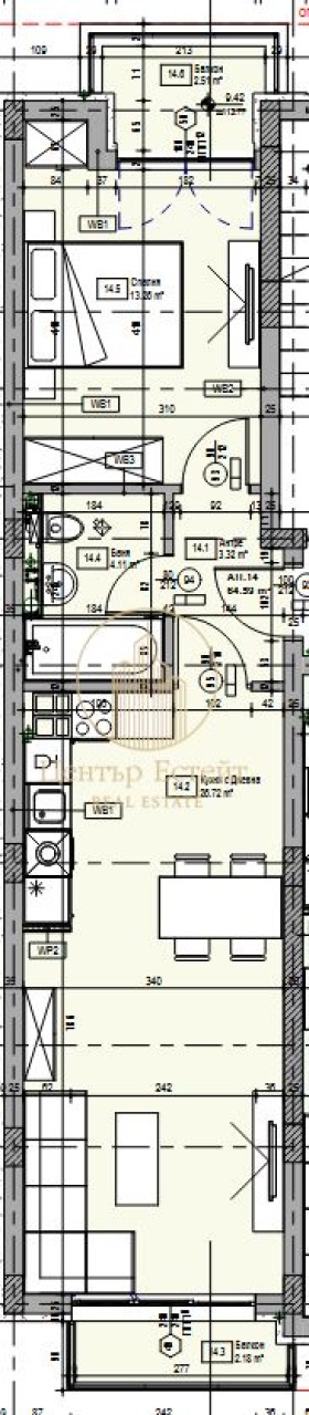 Продава 2-СТАЕН, гр. Плевен, Широк център, снимка 5 - Апартаменти - 52954886