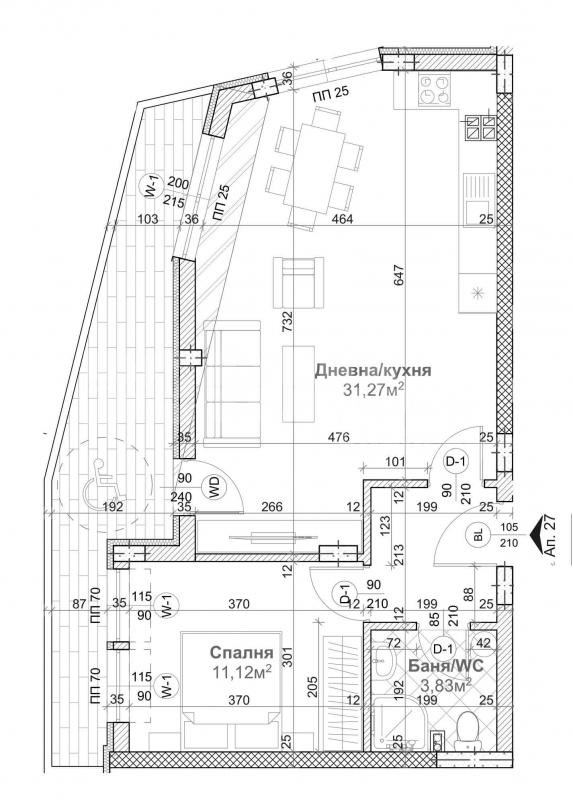 Продава 2-СТАЕН, гр. Варна, Левски 1, снимка 3 - Aпартаменти - 48135049