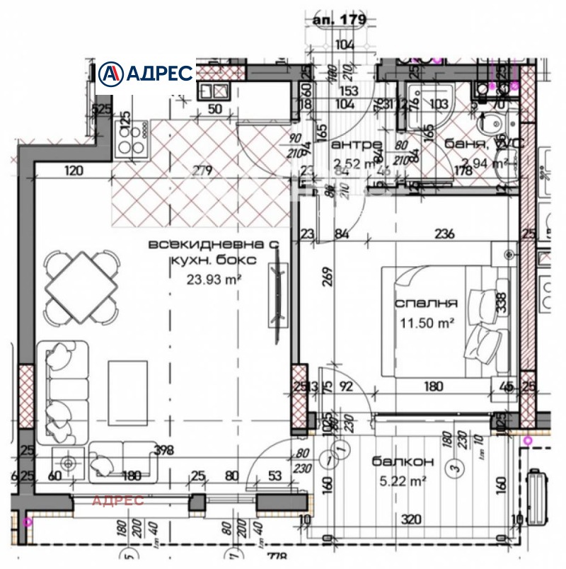 In vendita  1 camera da letto Varna , Mladost 1 , 71 mq | 98530958