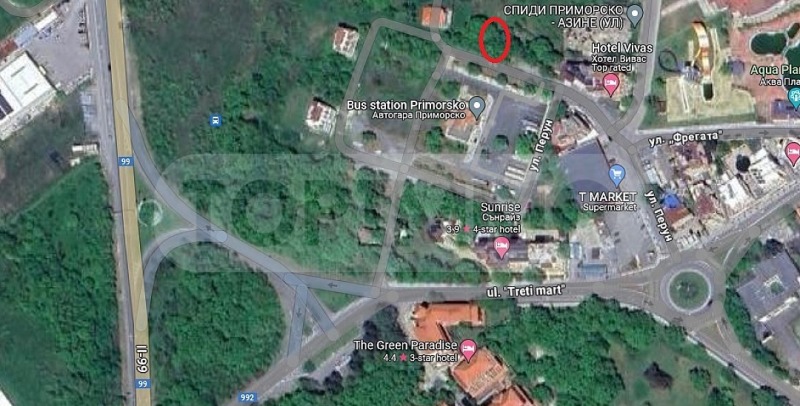 Eladó  Cselekmény régió Burgasz , Primorsko , 1735 négyzetméter | 52453128