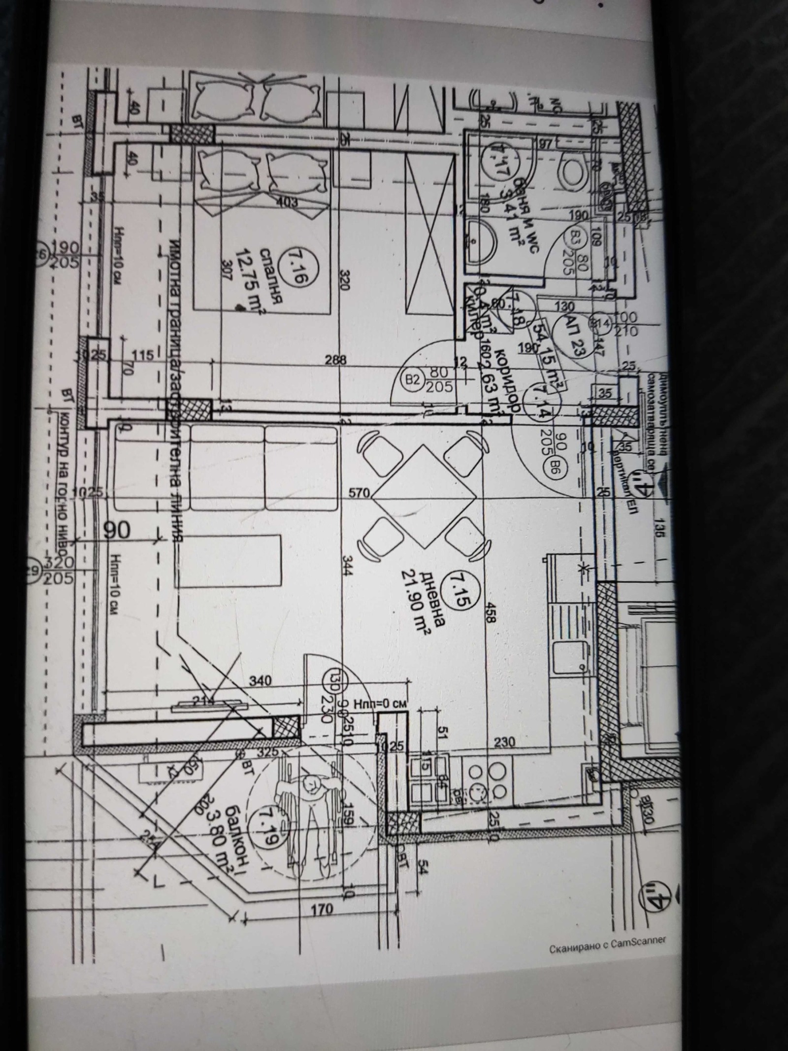 Продава 2-СТАЕН, гр. Варна, Колхозен пазар, снимка 6 - Апартаменти - 54279367