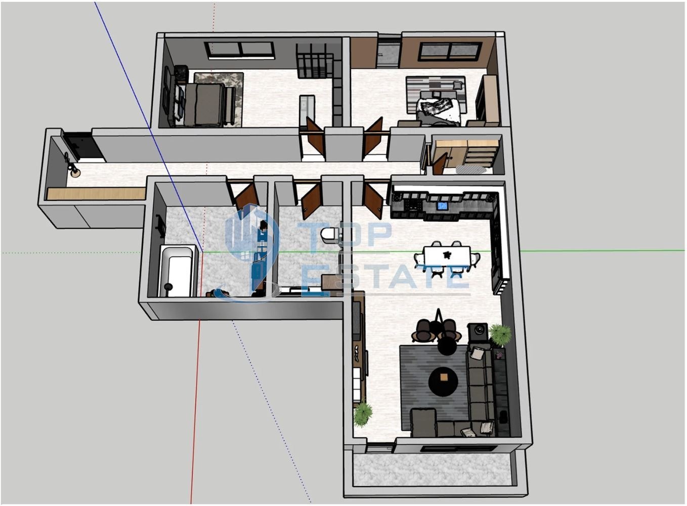 Продава 3-СТАЕН, гр. Велико Търново, Бузлуджа, снимка 6 - Апартаменти - 47604367