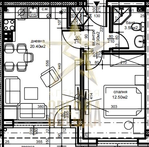 Продава 2-СТАЕН, гр. Пловдив, Беломорски, снимка 1 - Aпартаменти - 48709488