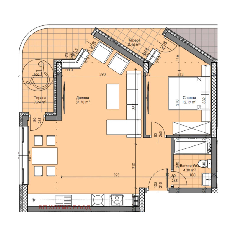 À vendre  1 chambre Plovdiv , Hristo Smirnenski , 96 m² | 23982447 - image [3]