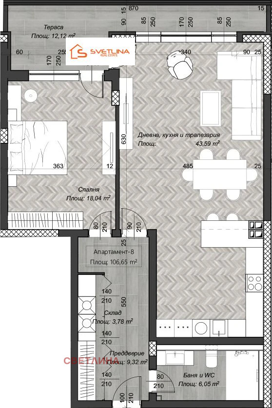 Продава  2-стаен град София , Център , 126 кв.м | 17168425 - изображение [3]