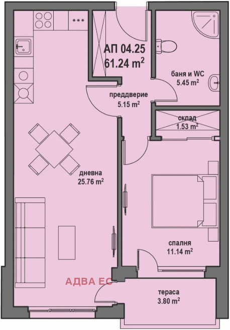 Продава 2-СТАЕН, гр. София, гр. Банкя