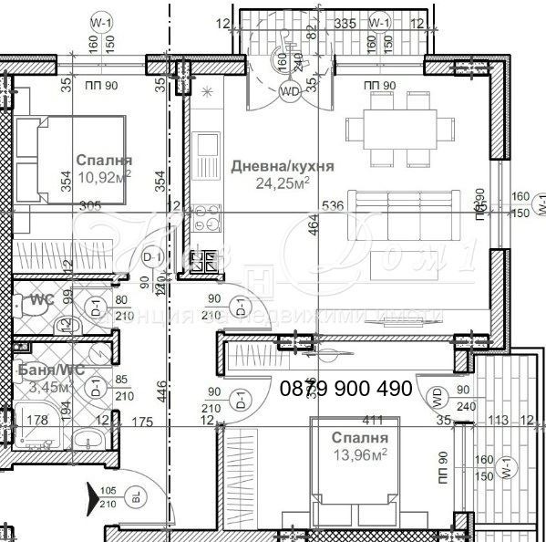 Продается  2 спальни Варна , Левски 1 , 96 кв.м | 71512950 - изображение [2]