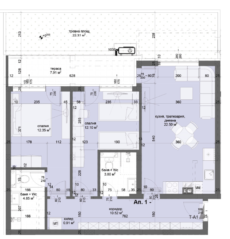 Продава 3-СТАЕН, гр. Пловдив, Кършияка, снимка 1 - Aпартаменти - 49566323