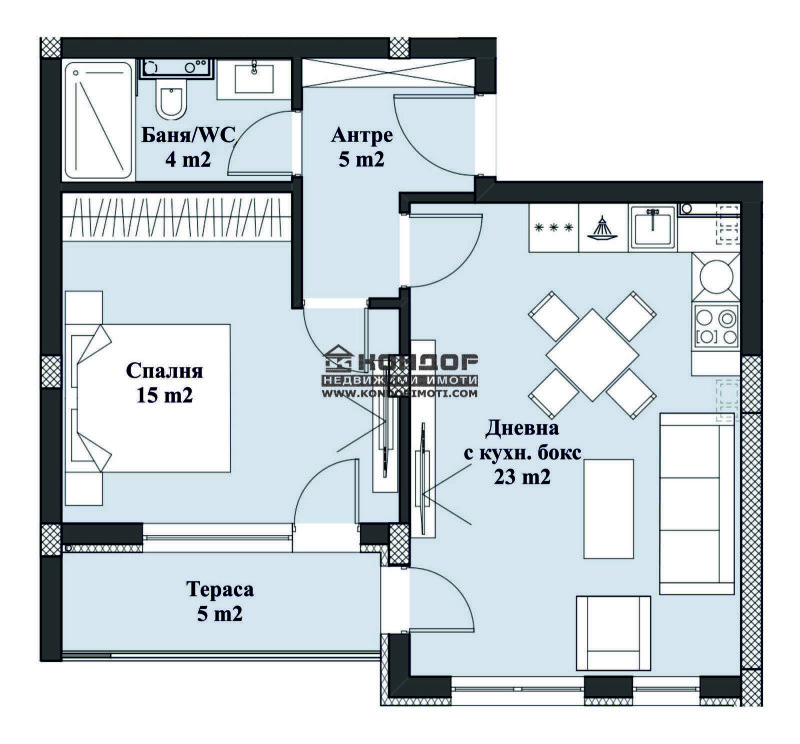 Продава 2-СТАЕН, гр. Пловдив, Христо Смирненски, снимка 4 - Aпартаменти - 37997293