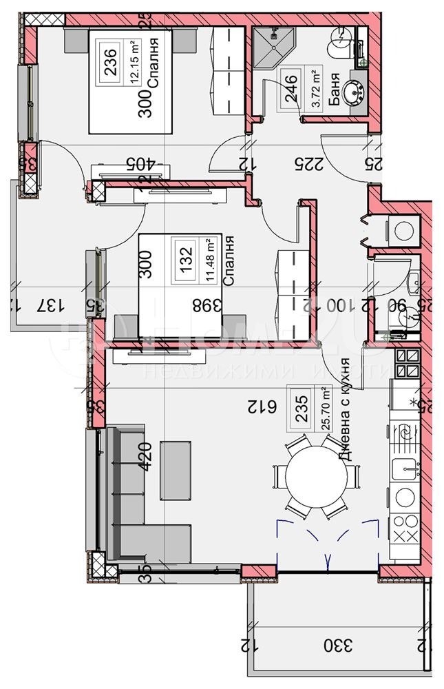 Продается  2 спальни Варна , Кайсиева градина , 94 кв.м | 58978942 - изображение [4]