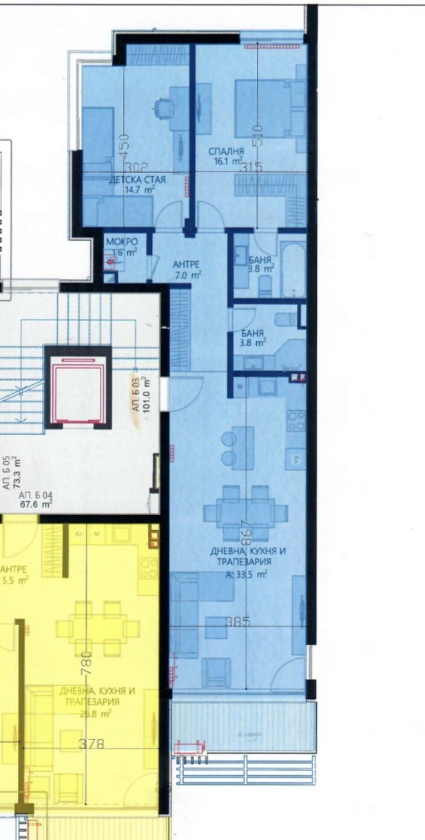 Продава 3-СТАЕН, гр. София, Манастирски ливади, снимка 7 - Апартаменти - 52800296