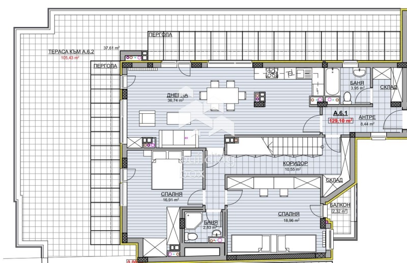 Продава  Мезонет град София , Красно село , 374 кв.м | 22740950 - изображение [8]