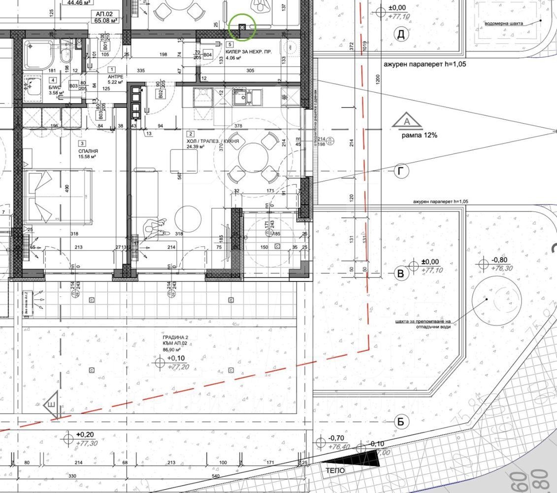 Продава 2-СТАЕН, гр. Варна, к.к. Св.Св. Константин и Елена, снимка 4 - Апартаменти - 53983117