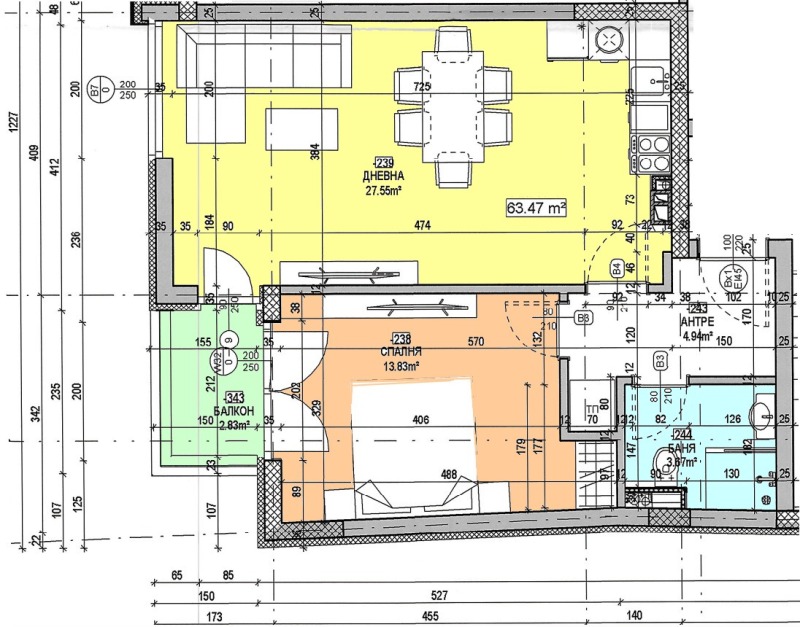 Продава  2-стаен град София , Левски , 79 кв.м | 58280697 - изображение [6]