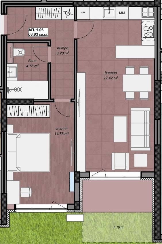 Продава 2-СТАЕН, гр. София, Надежда 2, снимка 5 - Апартаменти - 54819305