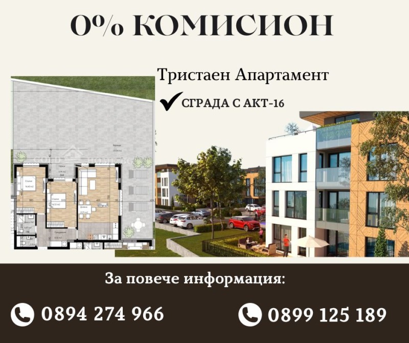 Eladó  2 hálószobás Plovdiv , Ostromila , 248 négyzetméter | 43131906