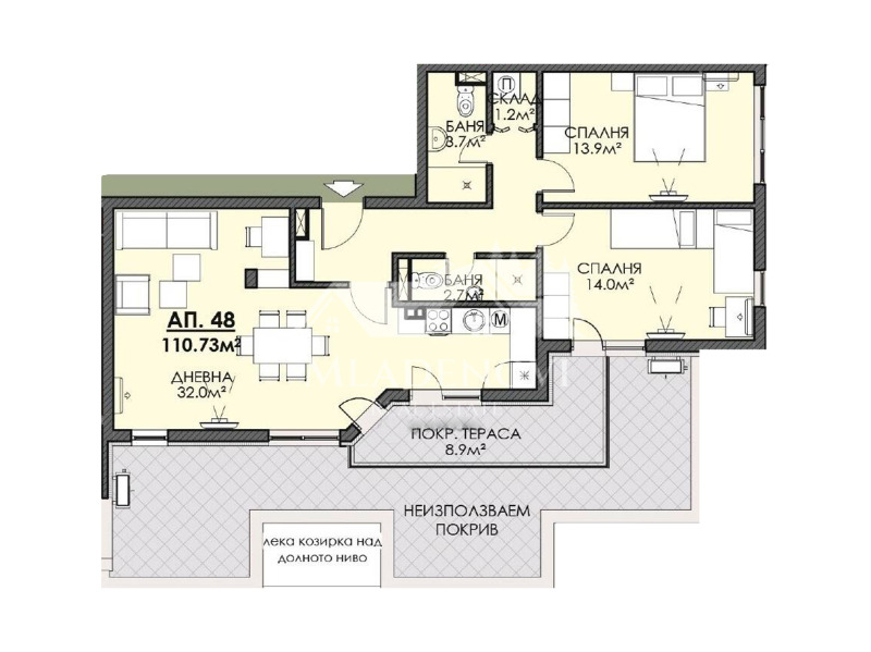 Продава 3-СТАЕН, гр. Бургас, област Бургас, снимка 3 - Апартаменти - 53498013