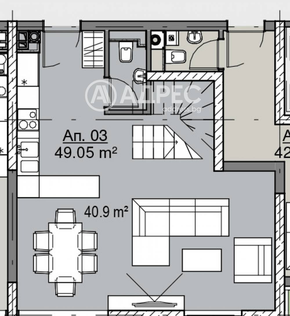 Продава 3-СТАЕН, гр. София, Кръстова вада, снимка 3 - Апартаменти - 54604650
