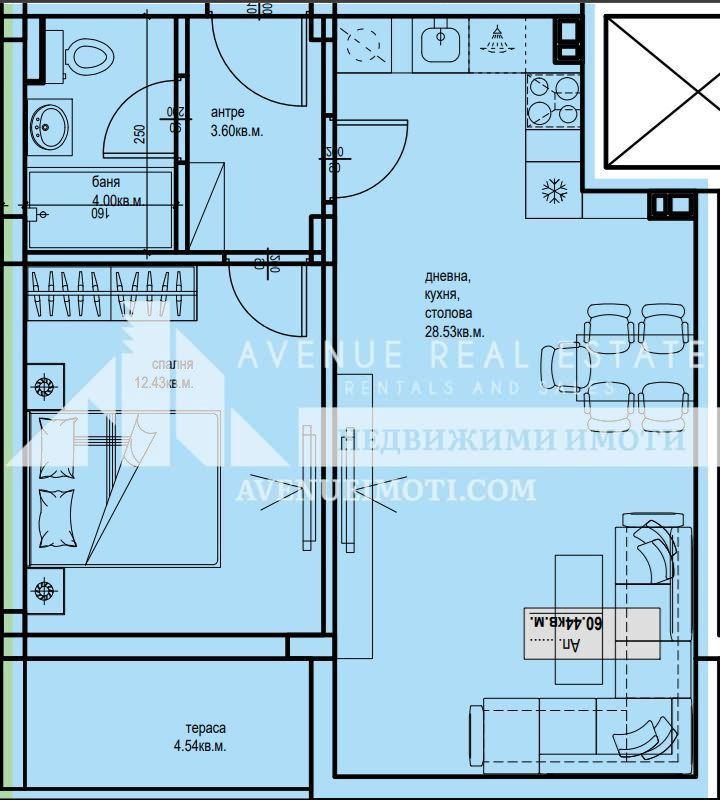 На продаж  1 спальня Пловдив , Кършияка , 70 кв.м | 30395746 - зображення [2]